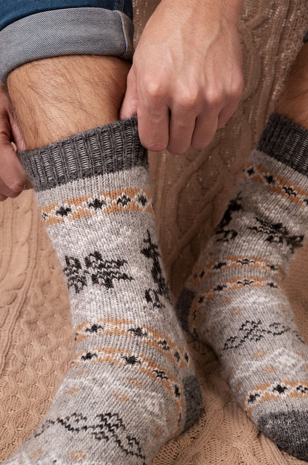 Носки мужские шерстяные Happyfox