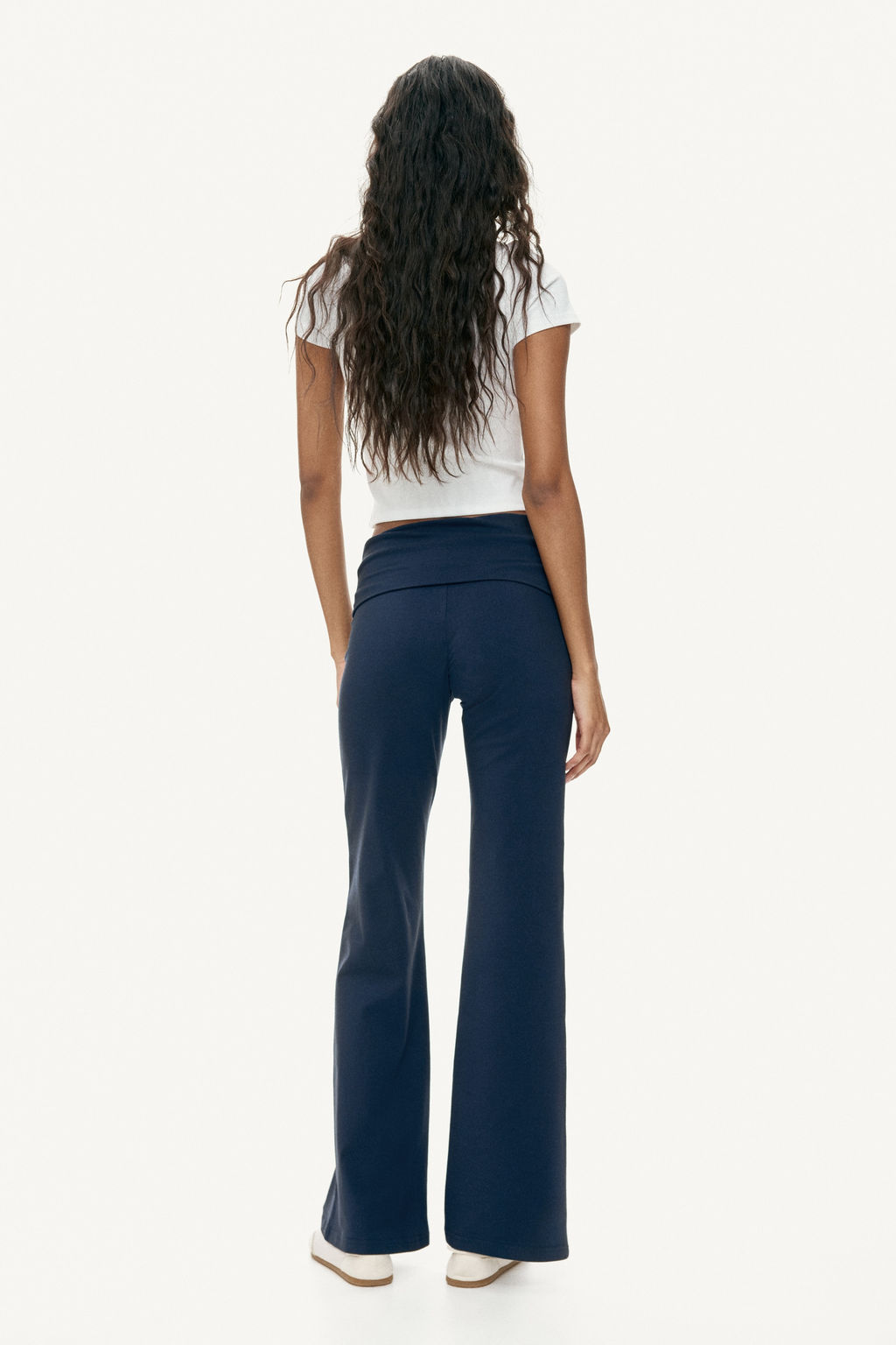 Pantal?n de algod?n con cintura plegable - H&m фото 7