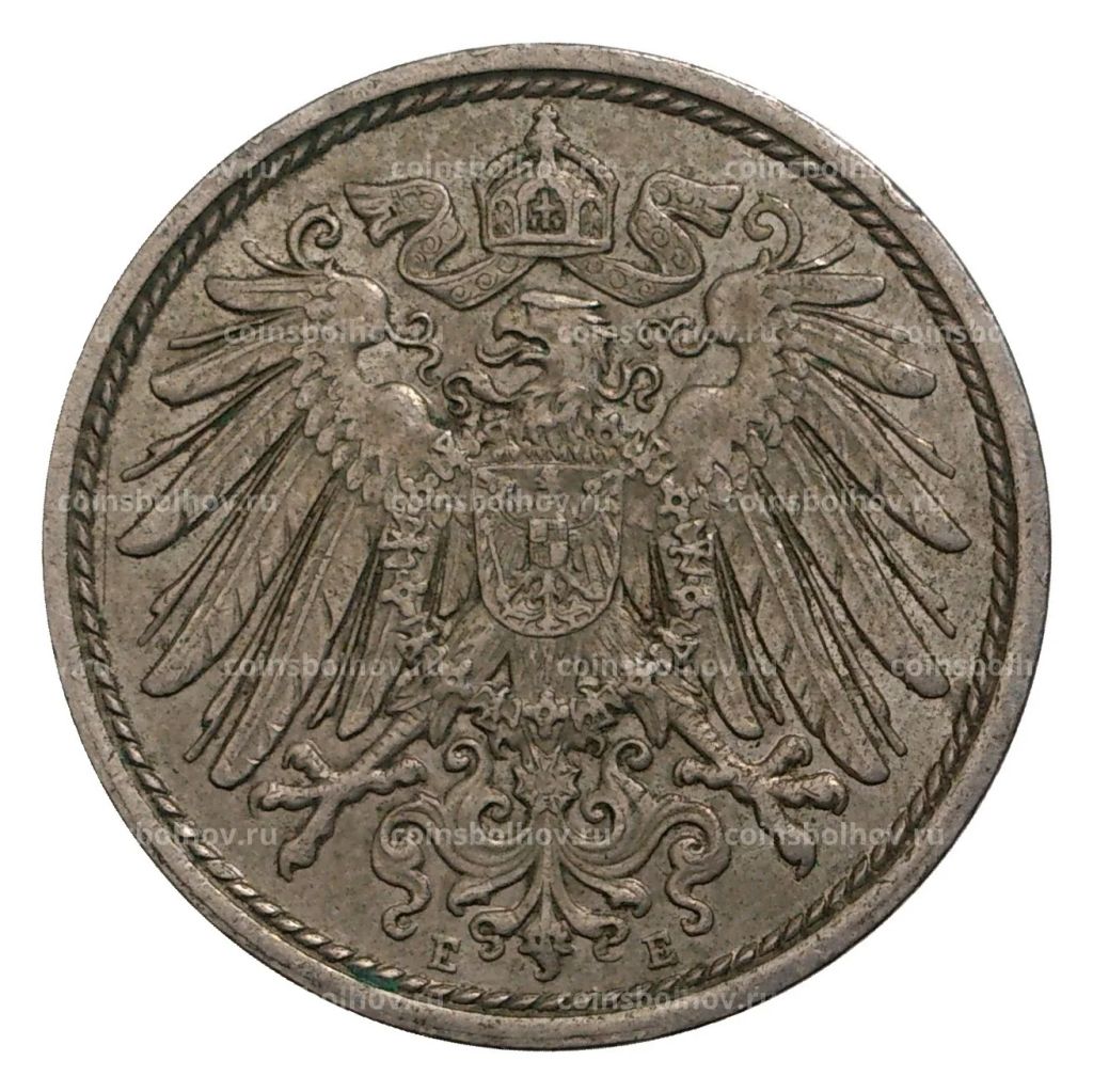 10 пфеннигов 1914 года Е Германия