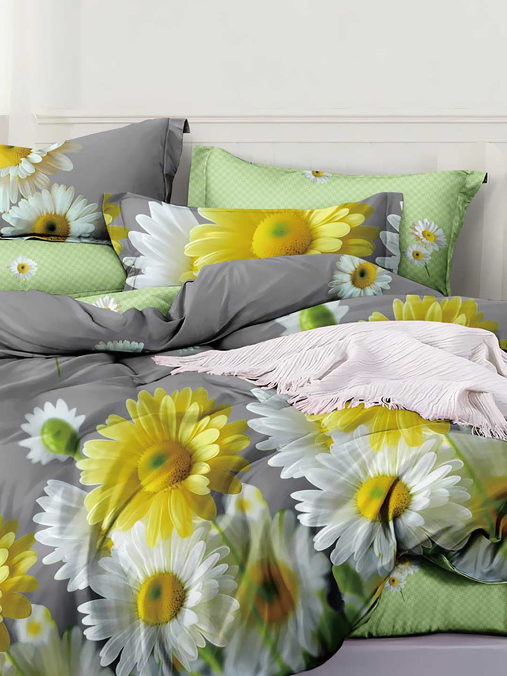 Постельное белье из поплина эксклюзив на молнии - Милония 2 сп.с прост.на резинке 160*200*25 (нав.70х70)