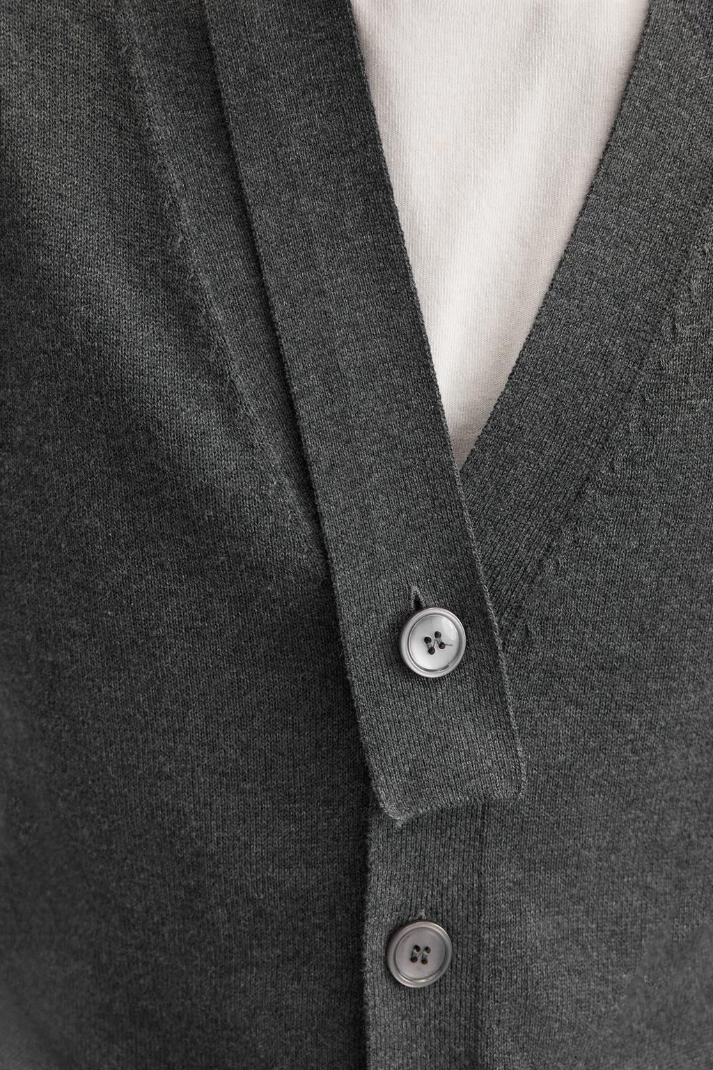 ASYMMETRIC NECKLINE CARDIGAN - Zara фото 6