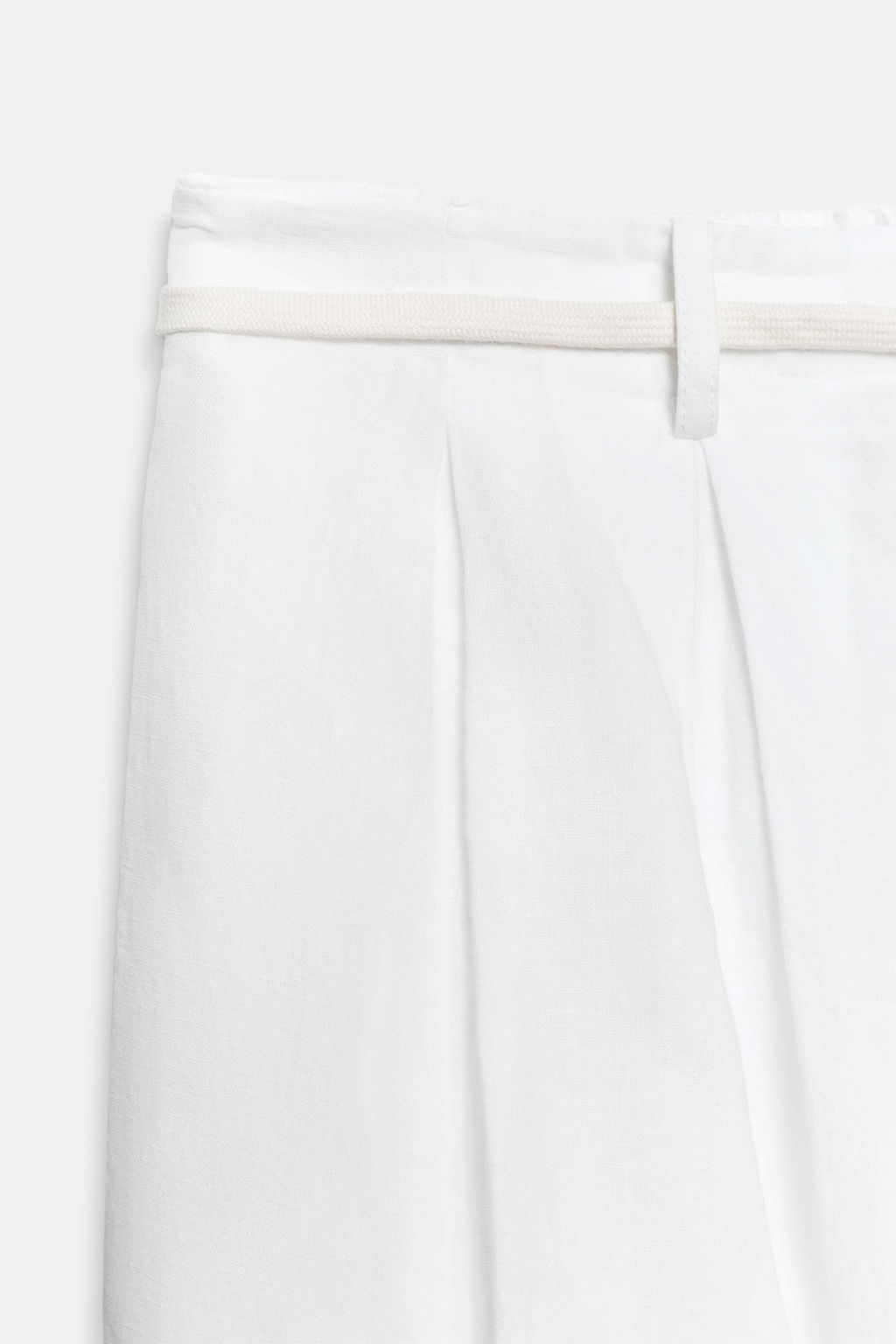 PANTAL?N CON LINO ZW COLLECTION / Blanco