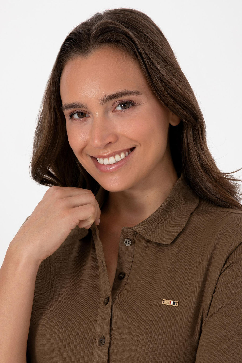 Kad_n Haki Basic Polo Yaka Sweatsh_rt Sepette S_rpriz _ndirim - U.s. polo assn фото 2