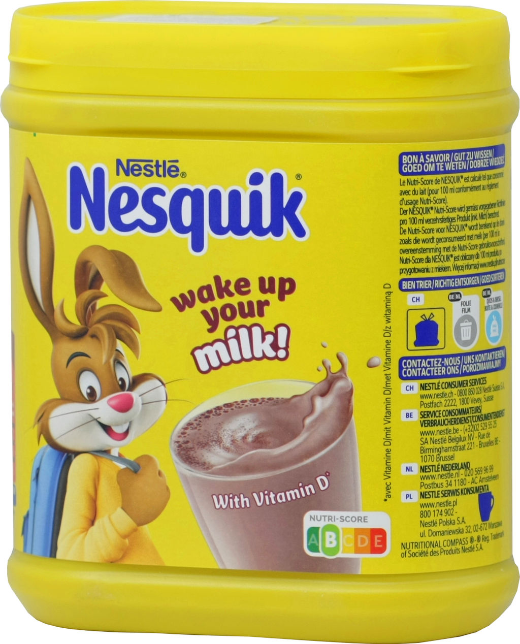 Nesquik. Какао растворимый 500 гр. пласт.банка