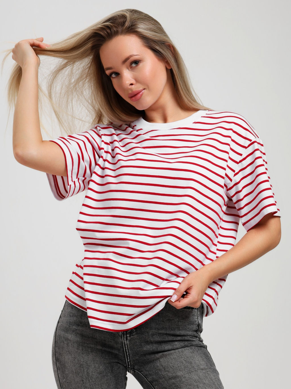 Футболка Брина-2 из хлопка с лайкрой VIOTEX - Виотекс фото 41