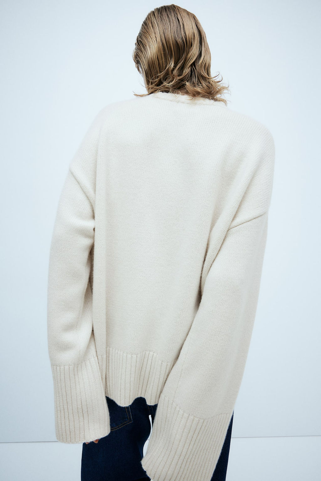 Jersey oversize en mezcla de cachemira - H&m фото 4