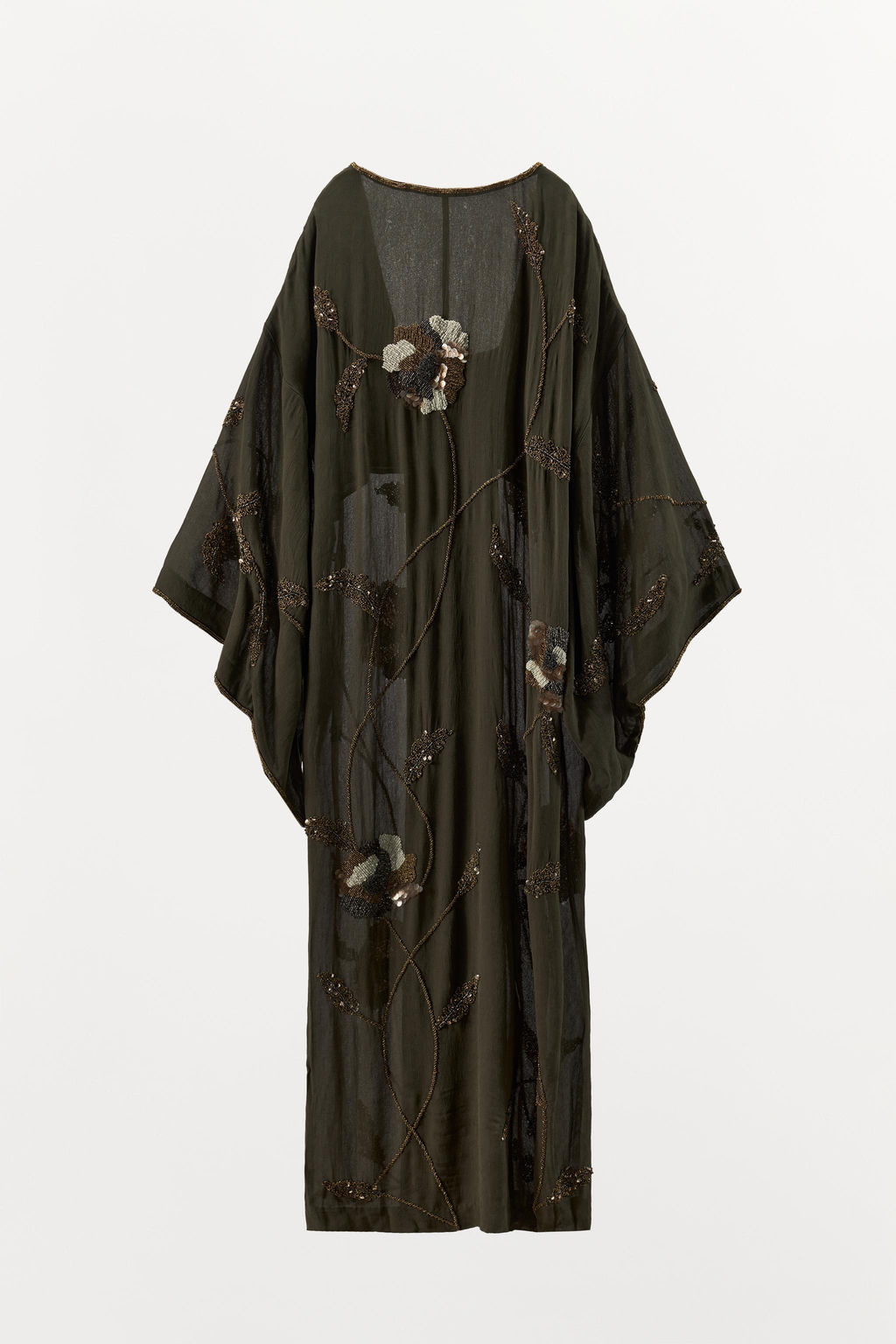 LIMITED EDITION JACQUARD EMBROIDERED BEADED DRESS - Zara фото 6