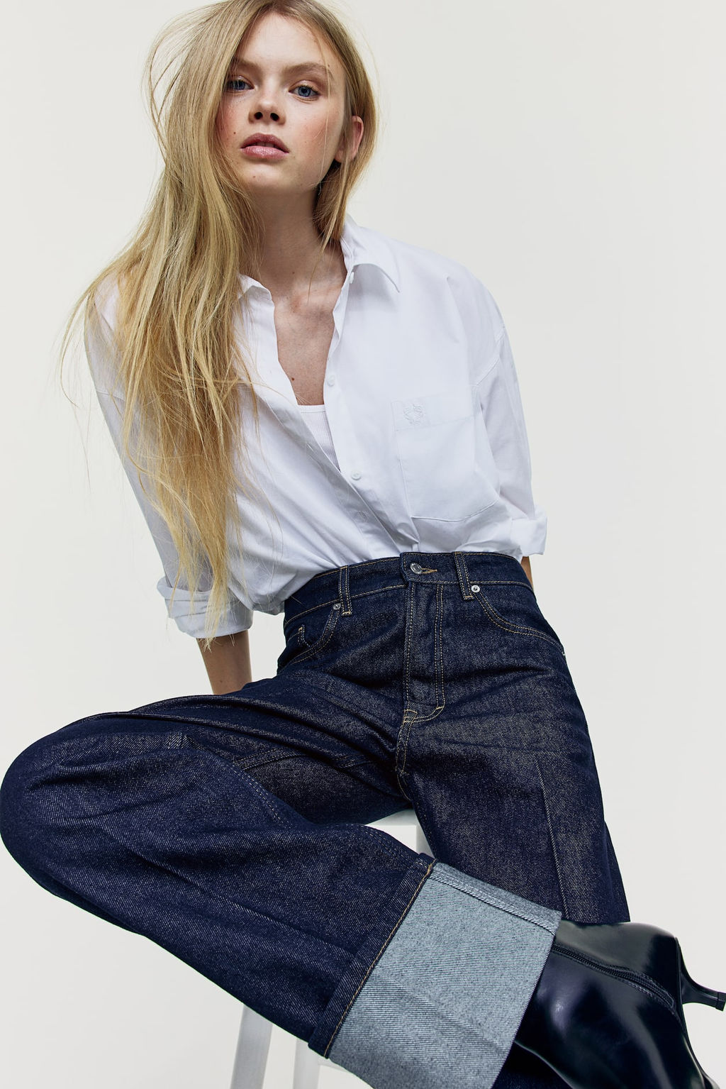 Straight Regular Jeans - H&m фото 6