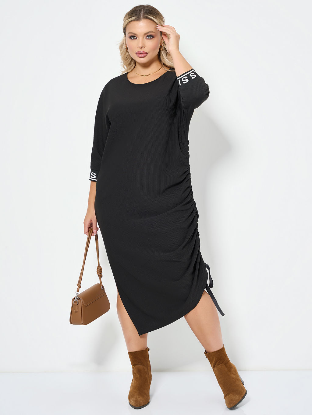 Платье 0357-1с чёрный - Dora фото 9