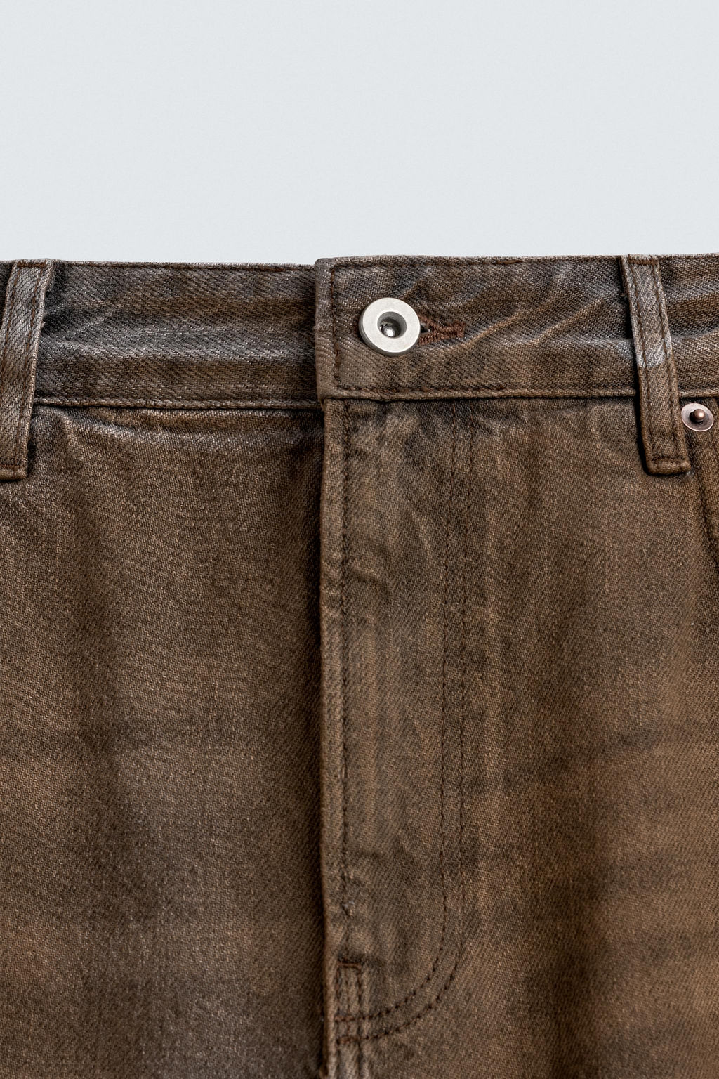 FLARE FIT JEANS WITH ZIPS - Zara фото 10