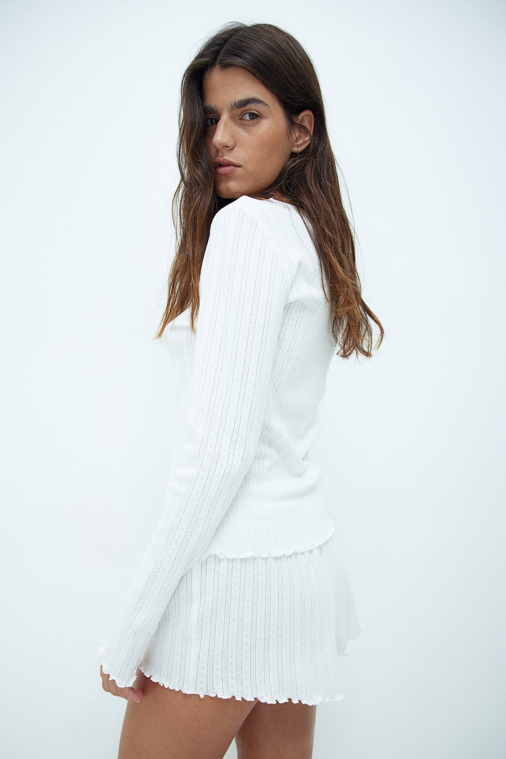 Pijama en punto pointelle - H&m фото 5