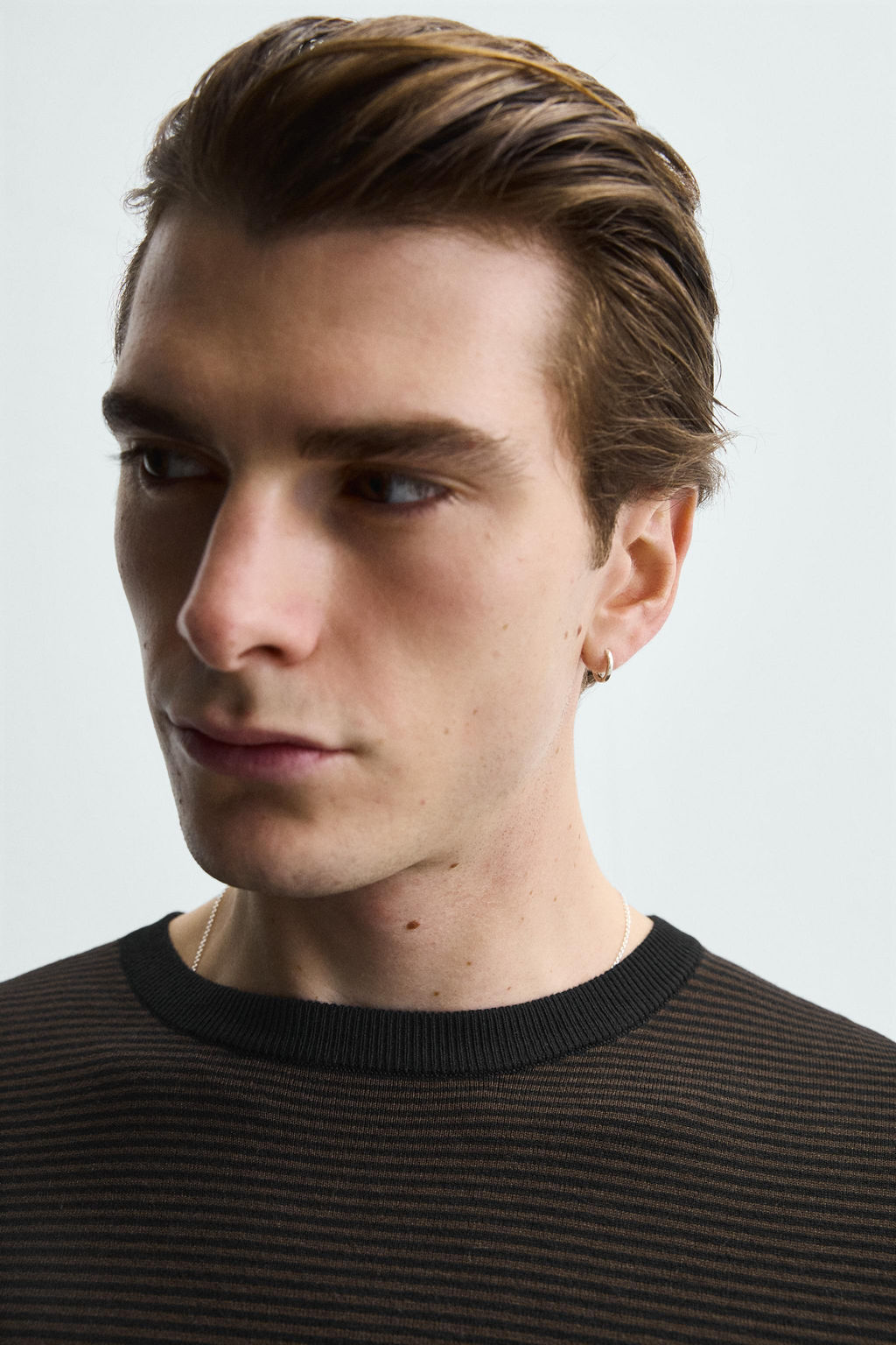 CAMISETA PUNTO MEZCLA VISCOSA / Rayas