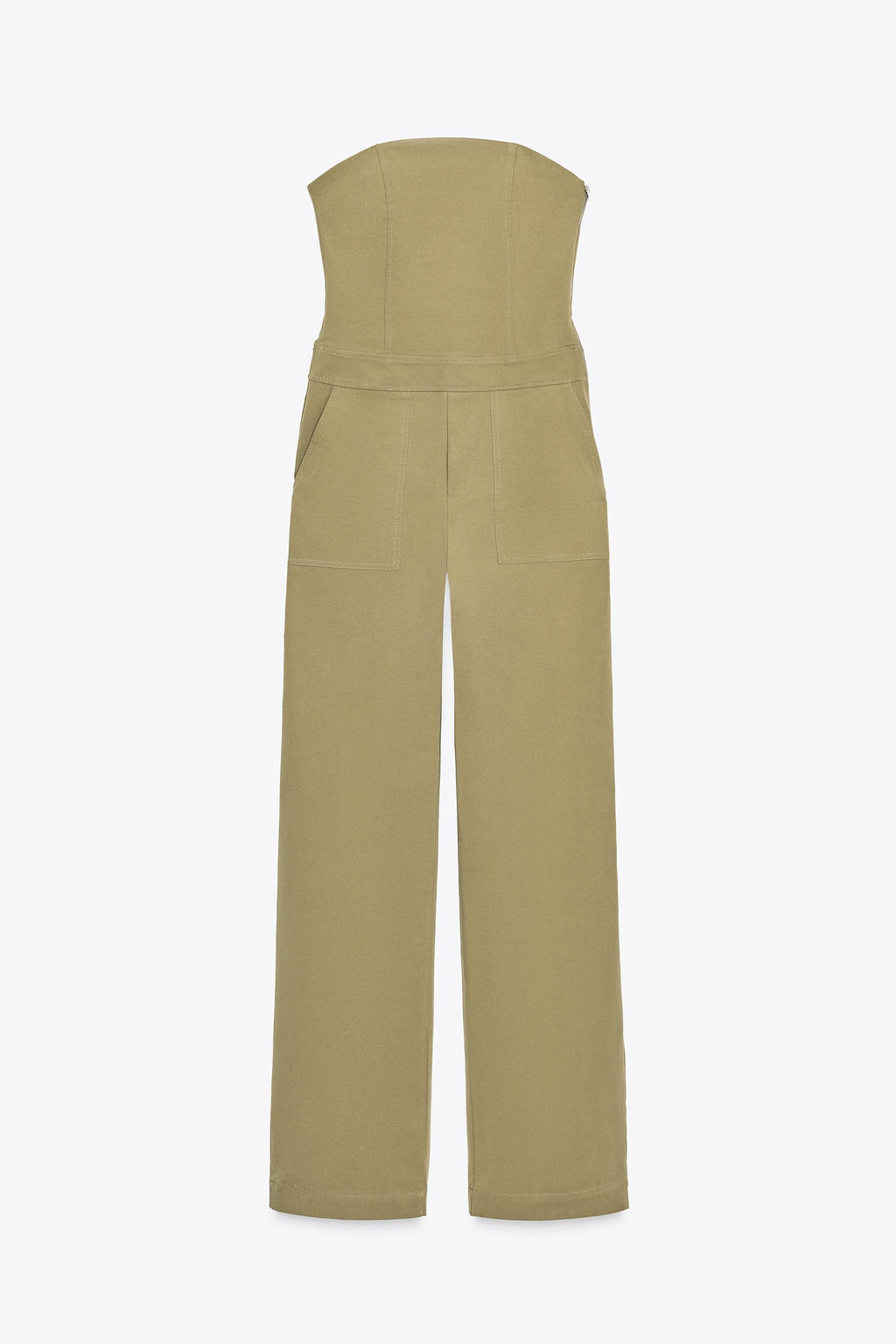 STRAPLESS JUMPSUIT - Zara фото 7