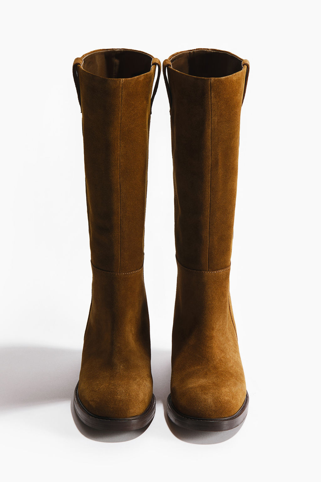 Botas a la rodilla en serraje afelpado - H&m фото 3