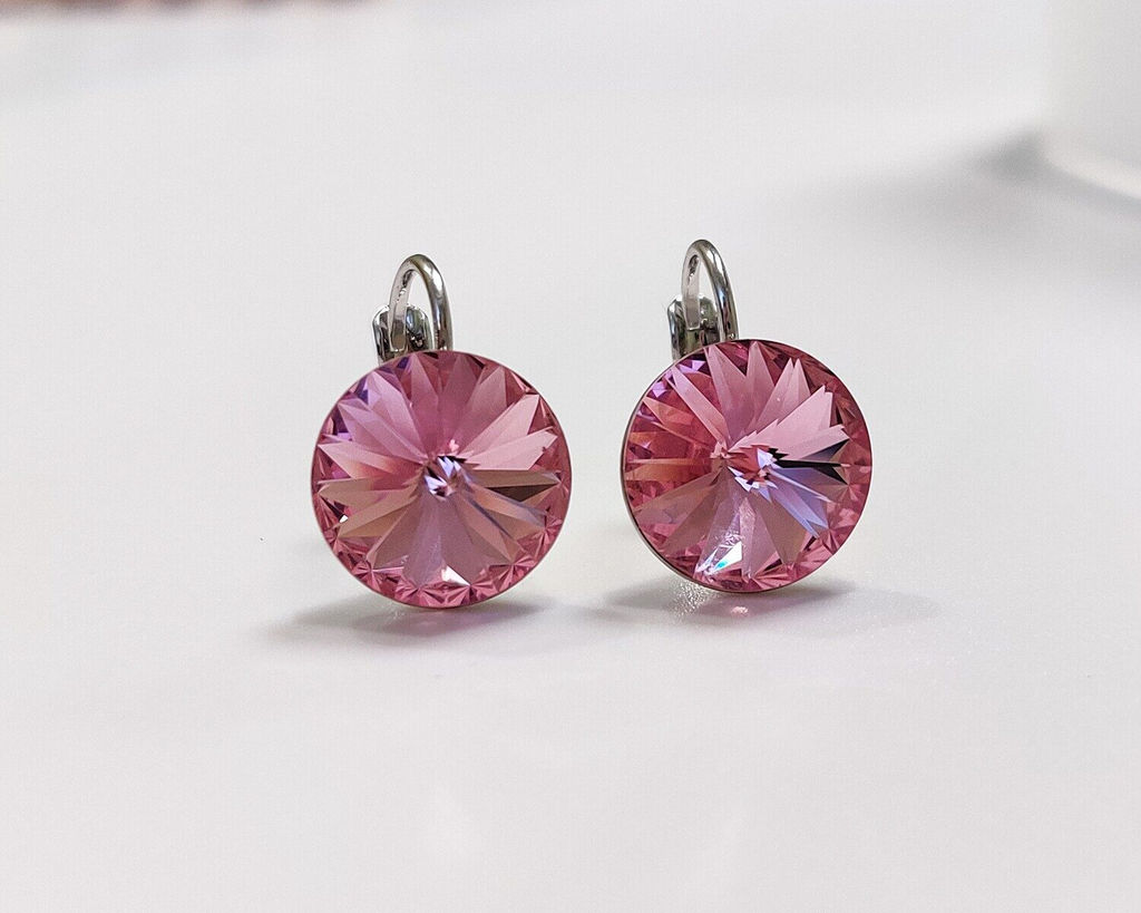 Серьги с кристаллами Swarovski