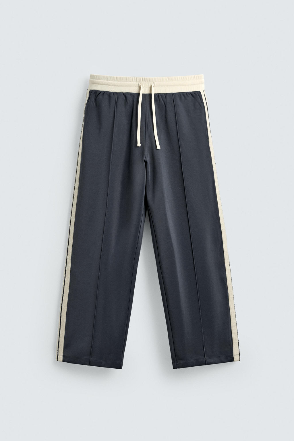 WIDE-LEG JOGGER TROUSERS WITH SIDE TAPING - Zara фото 17
