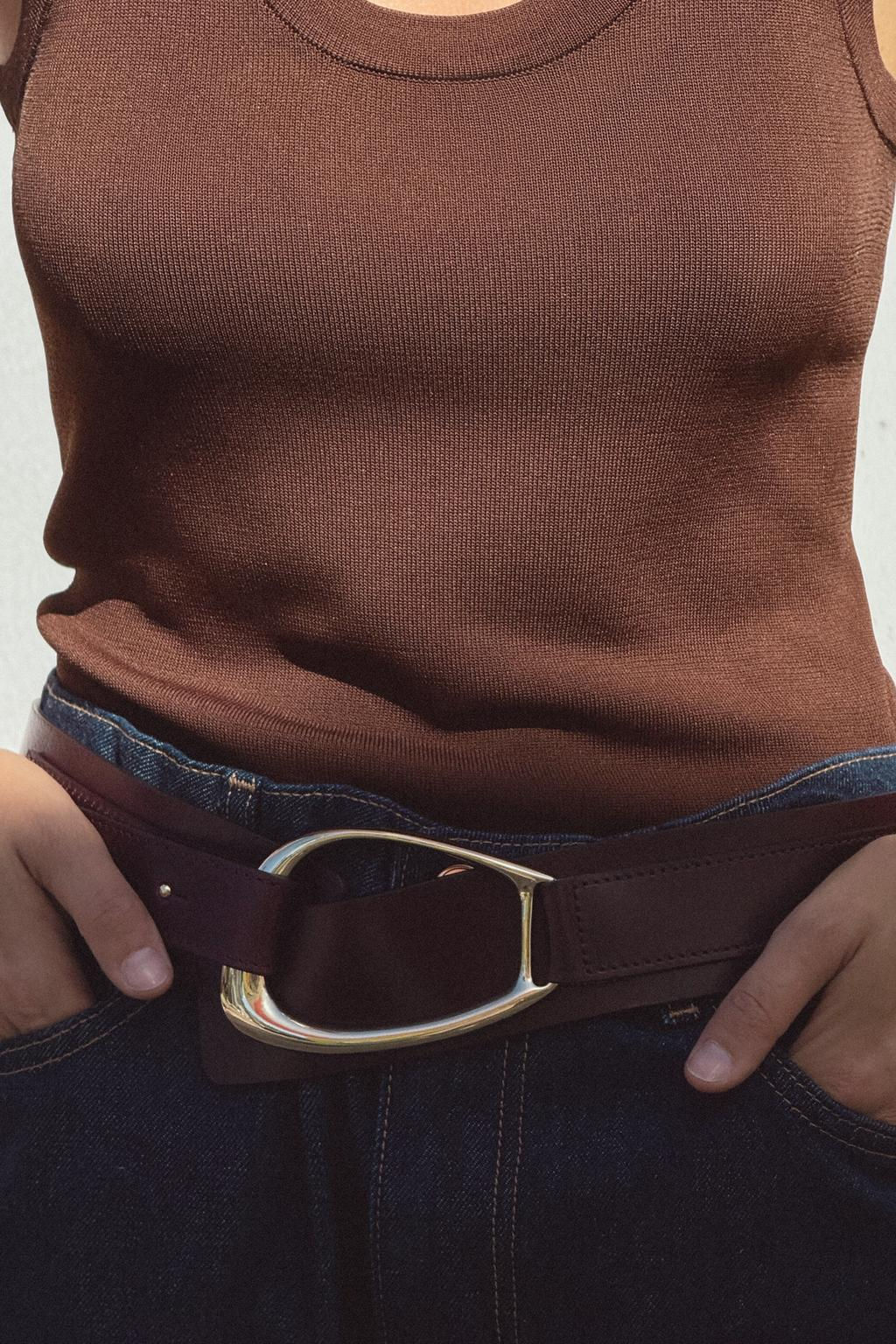 BASIC PLAIN KNIT TOP - Zara фото 11