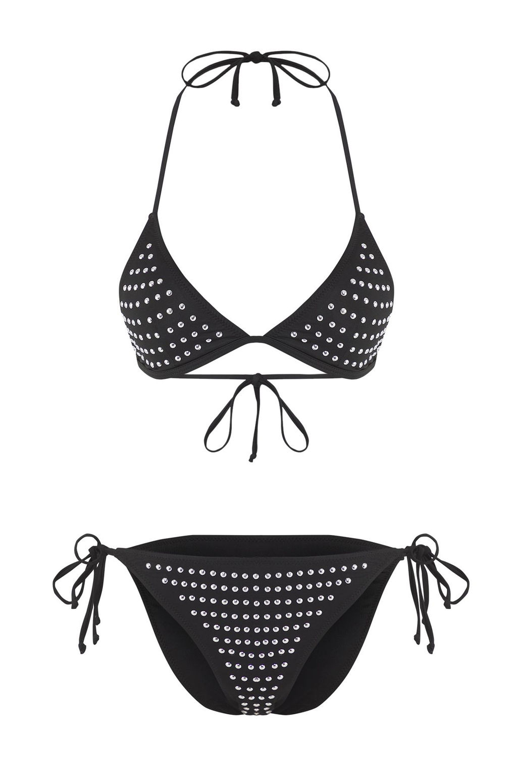 TRENDYOLMILLA Siyah Ucgen Normal Bel Regular Bikini Tak?m? TBESS25BT00164  фото 5