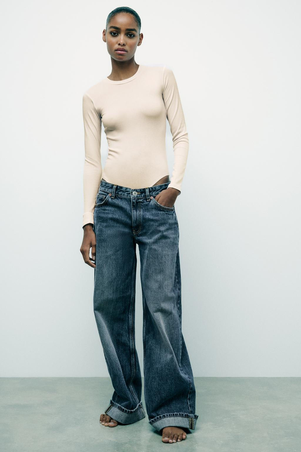 COTTON MODAL BODYSUIT - Zara фото 32