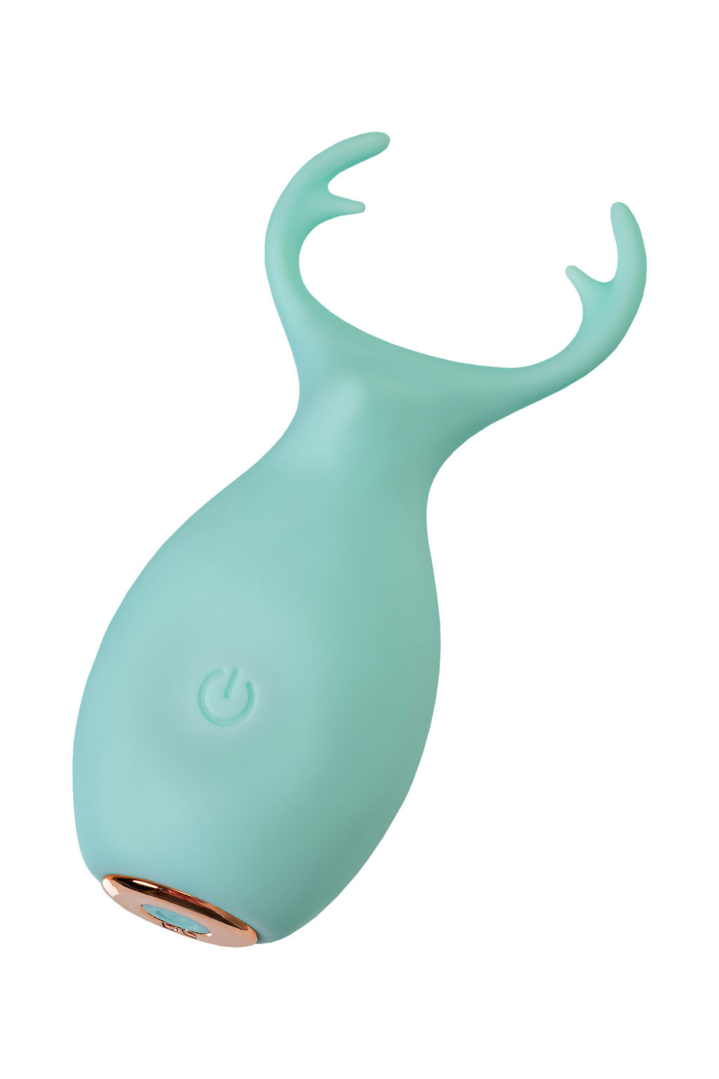 Вибратор Штучки-Дрючки, Mr. Moose, бирюзовый, силикон, 9,5 см  фото 5