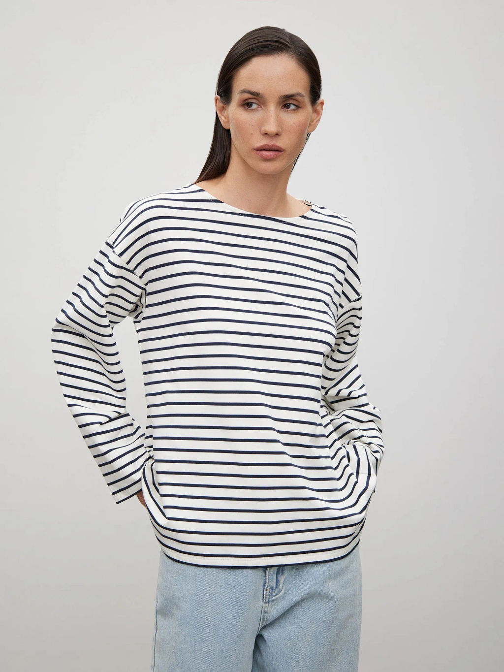 ЕМКА / Лонгслив в полоску - Emka фото 3