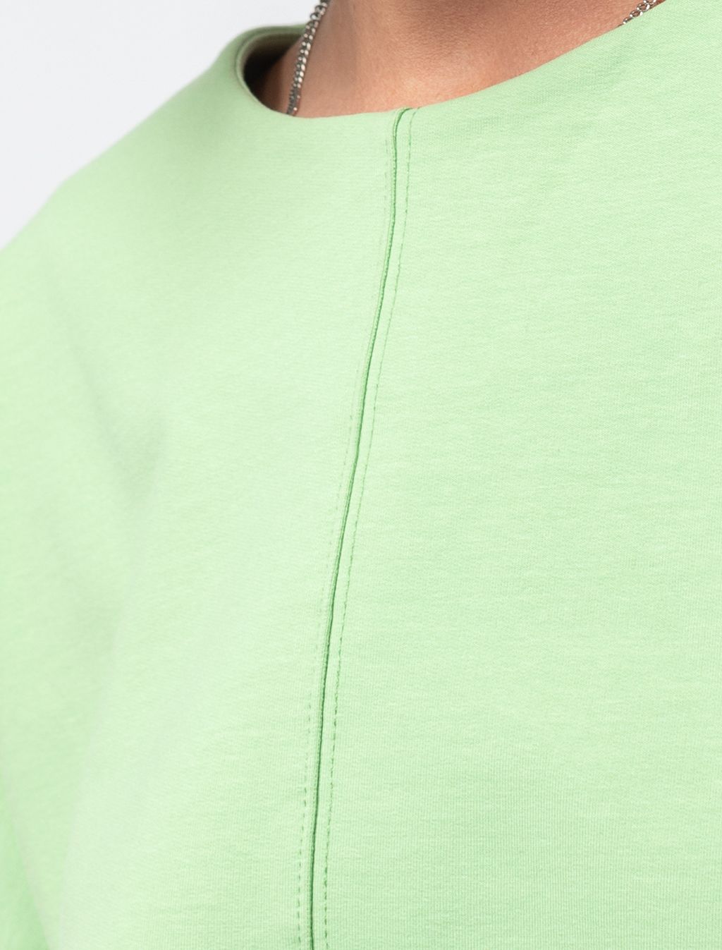 VILATTE / Джемпер из премиального футера двухнитки с эластаном  фото 3