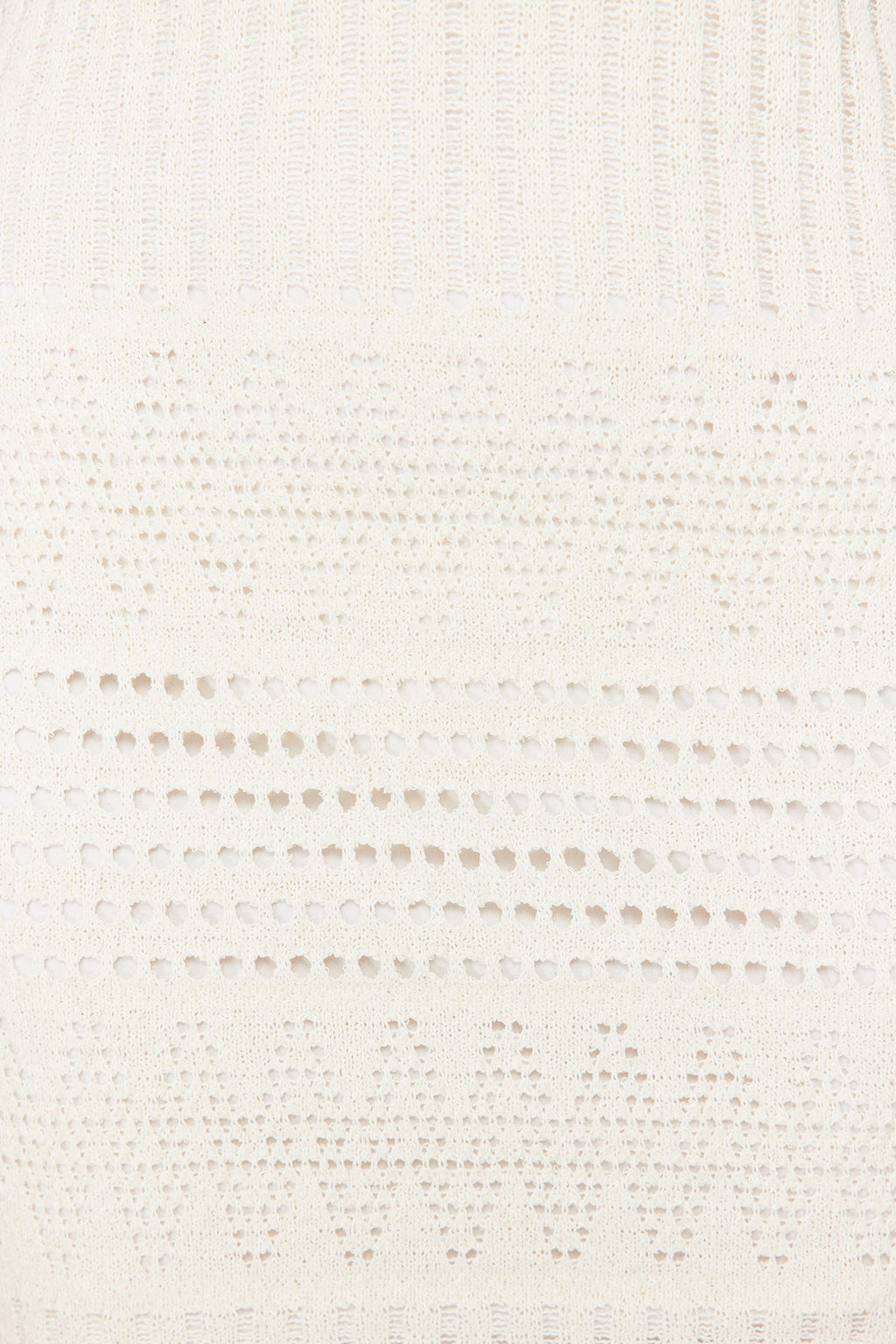 TRENDYOLMILLA Ekru Triko Gorunumlu Bodycone/Vucuda Oturan Tek Kol Mini Esnek Orme Kalem Elbise TWOSS24EL00572 фото 3