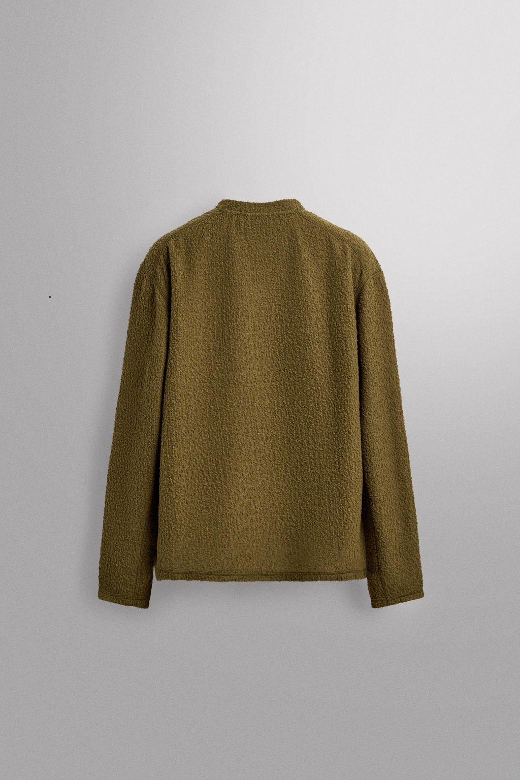 TEXTURED WOOL BLEND SWEATSHIRT - Zara фото 18