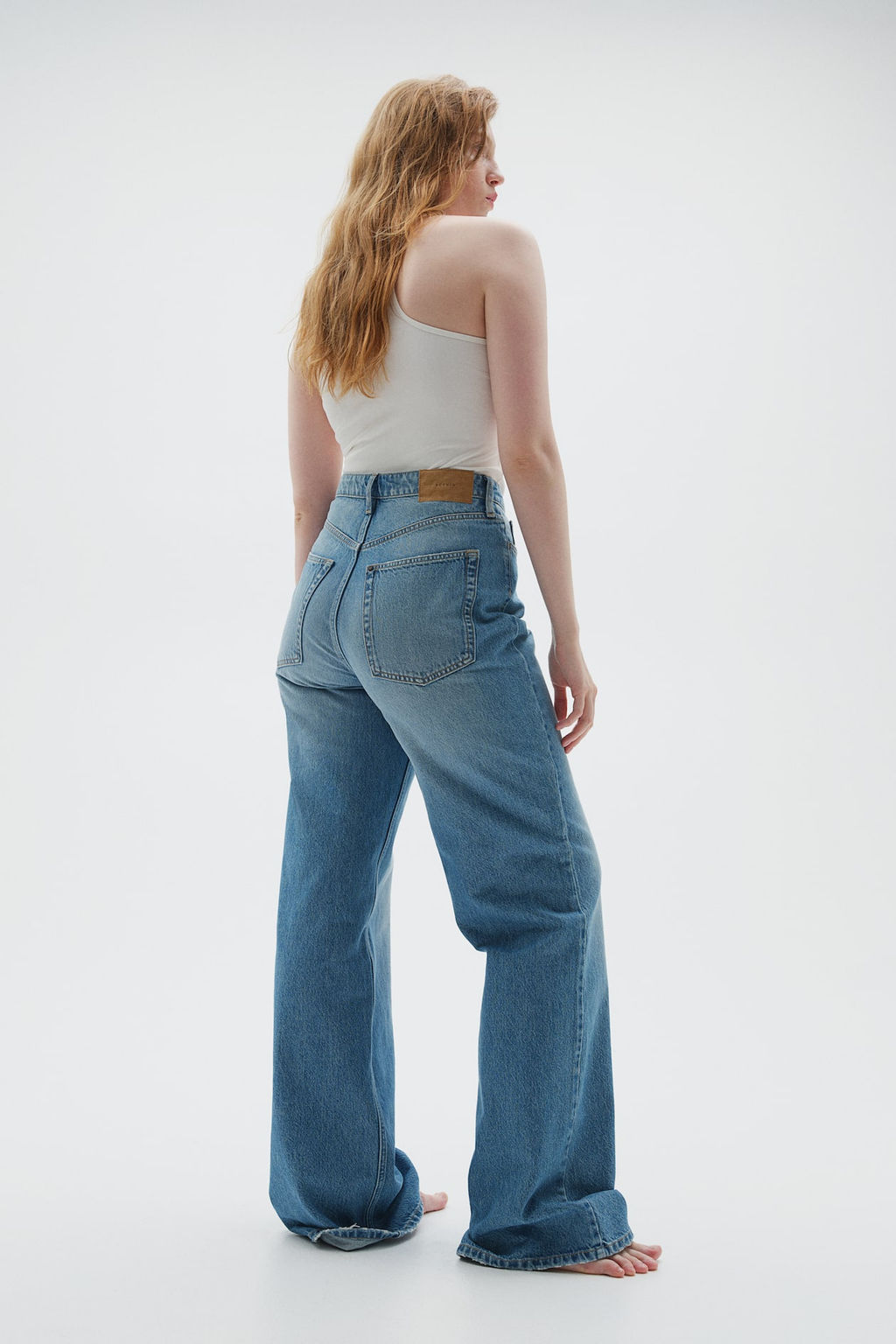 Curvy Fit Wide Ultra High Jeans - H&m фото 5