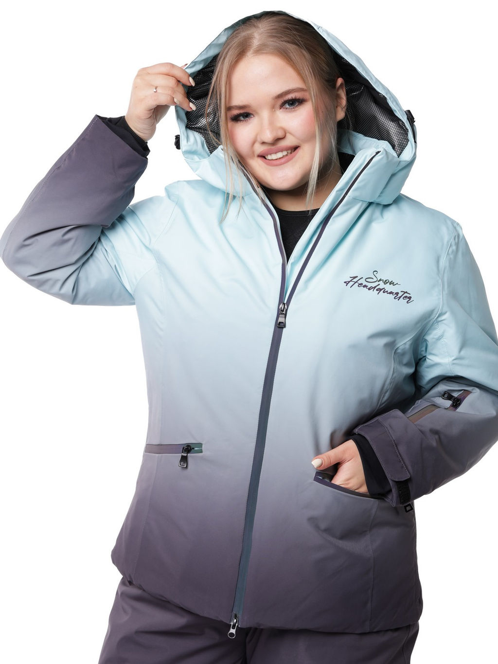 Костюм VKB-0551 Малиново-серый - Snow headquarter фото 20