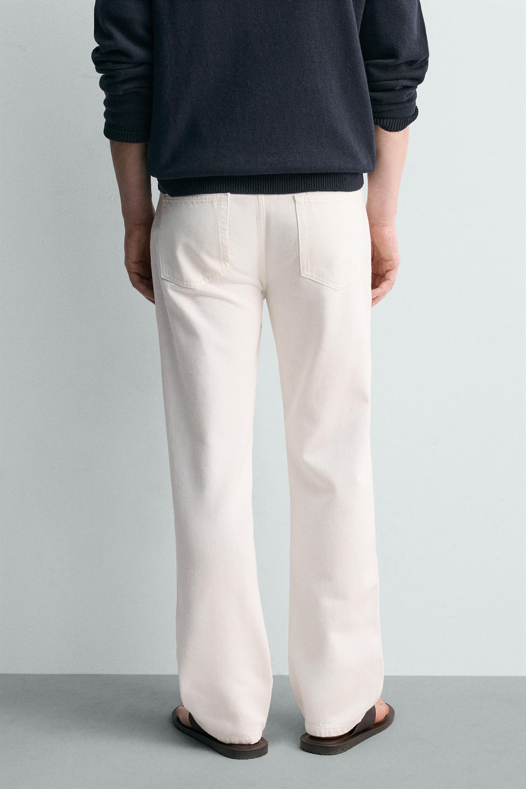 JEANS STRAIGHT FIT / Blanco - Zara фото 3