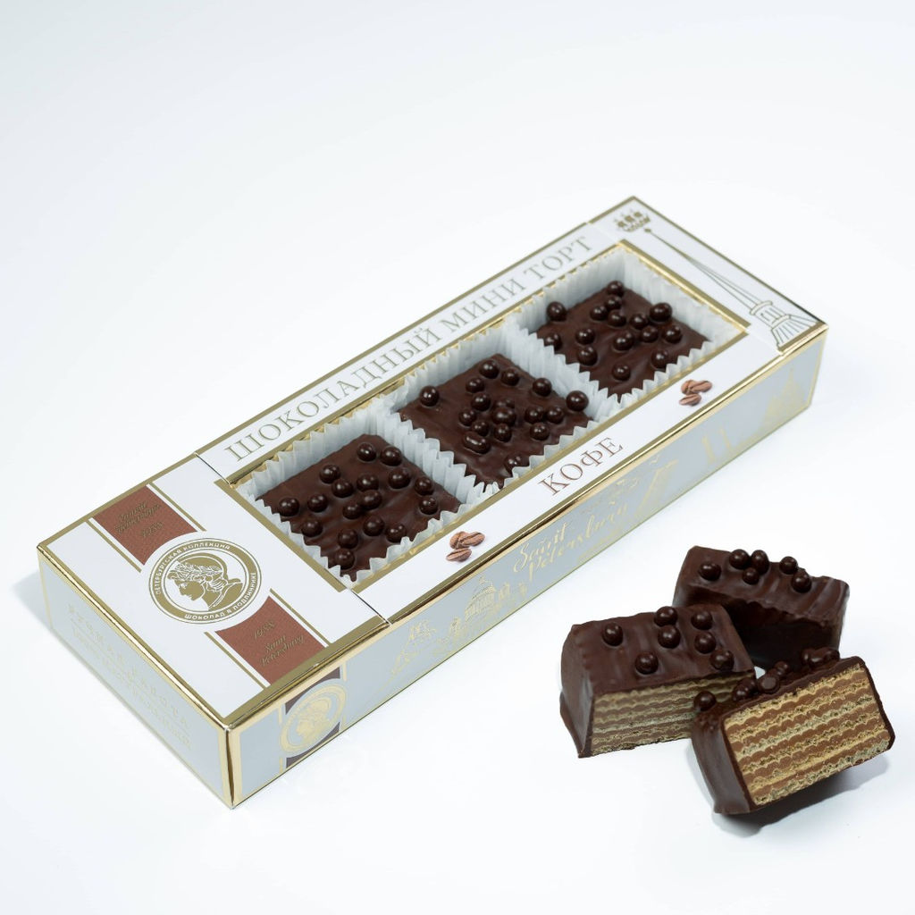 ШОКОЛАДНЫЙ ТОРТ кофе (мини) 150г(Виды спб)