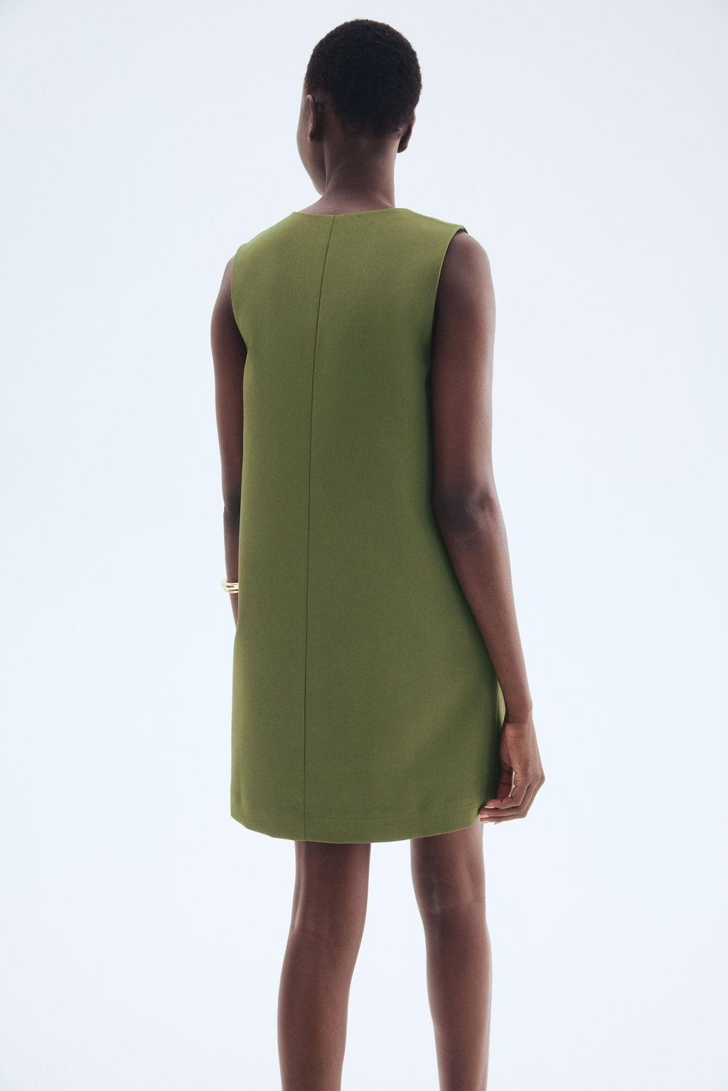 Vestido liso de sarga - H&m фото 11