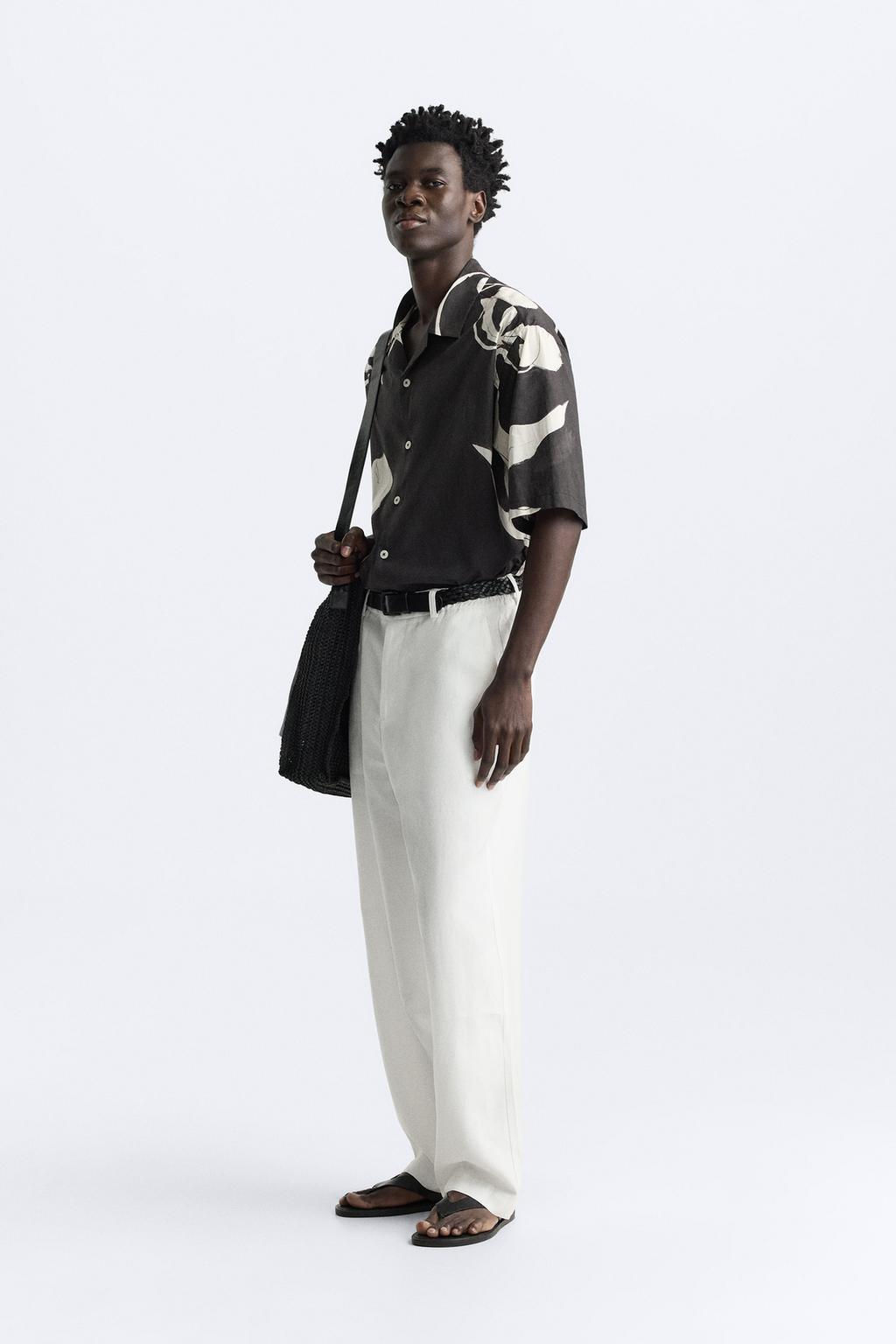 FLORAL PRINT SHIRT - Zara фото 4