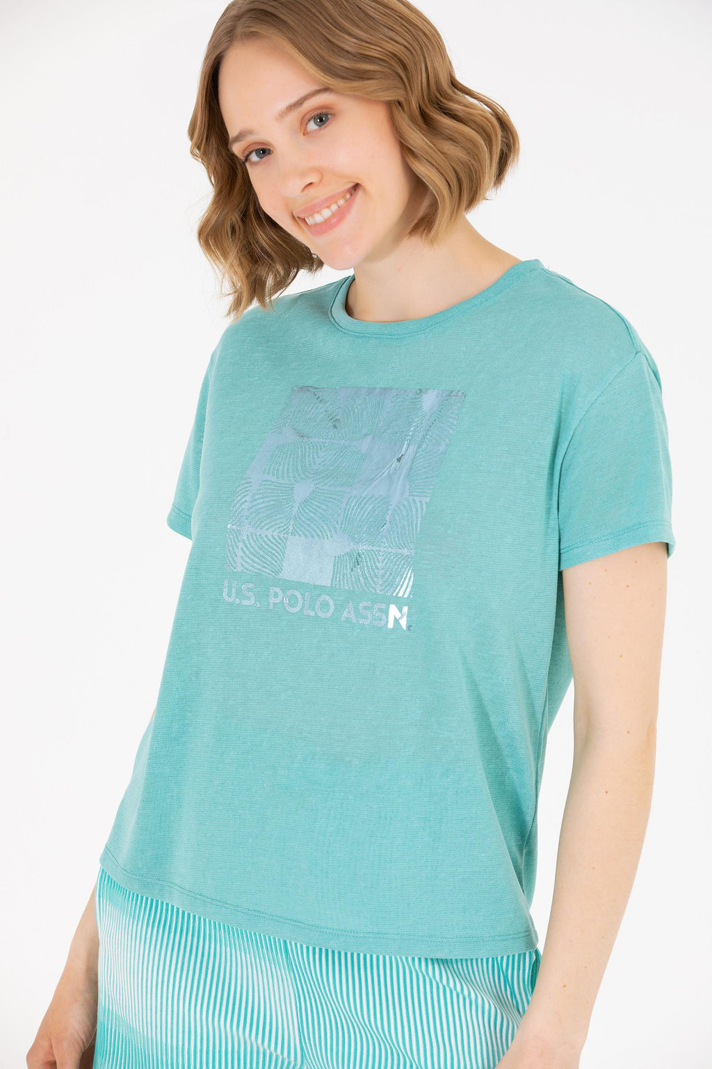 Женские мятные футболки - U.s. polo assn фото 10