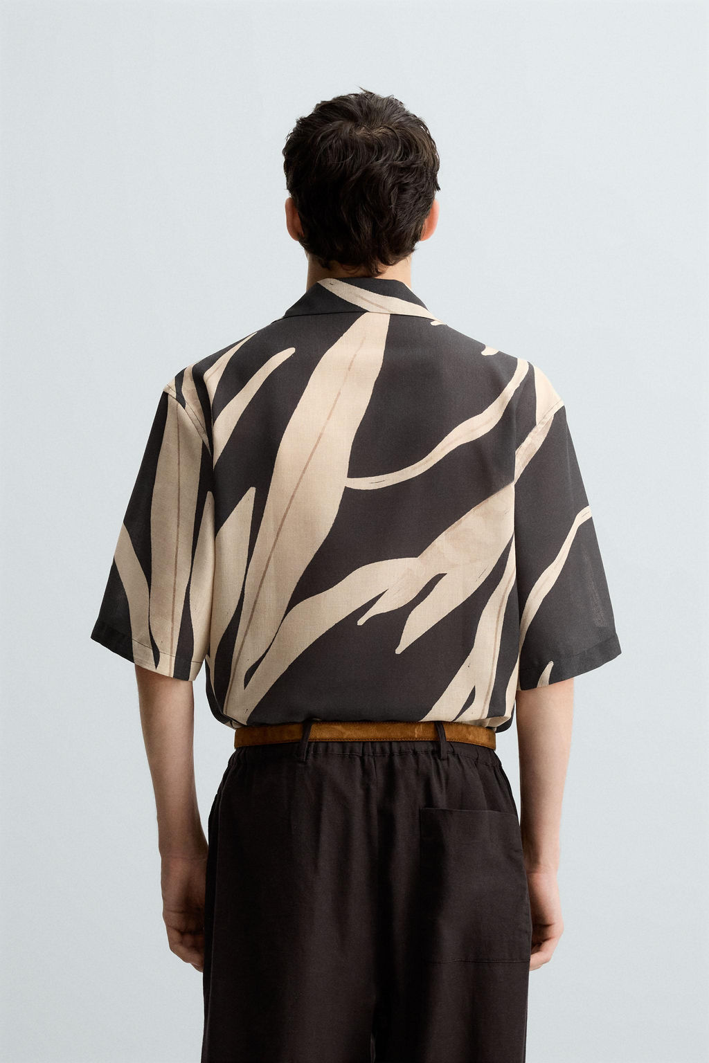 LEAF PRINT SHIRT - Zara фото 3