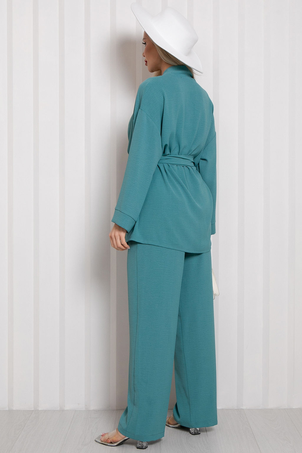 Костюм брючный Сингапур (полынь) К11-89/2 - Николь фото 7
