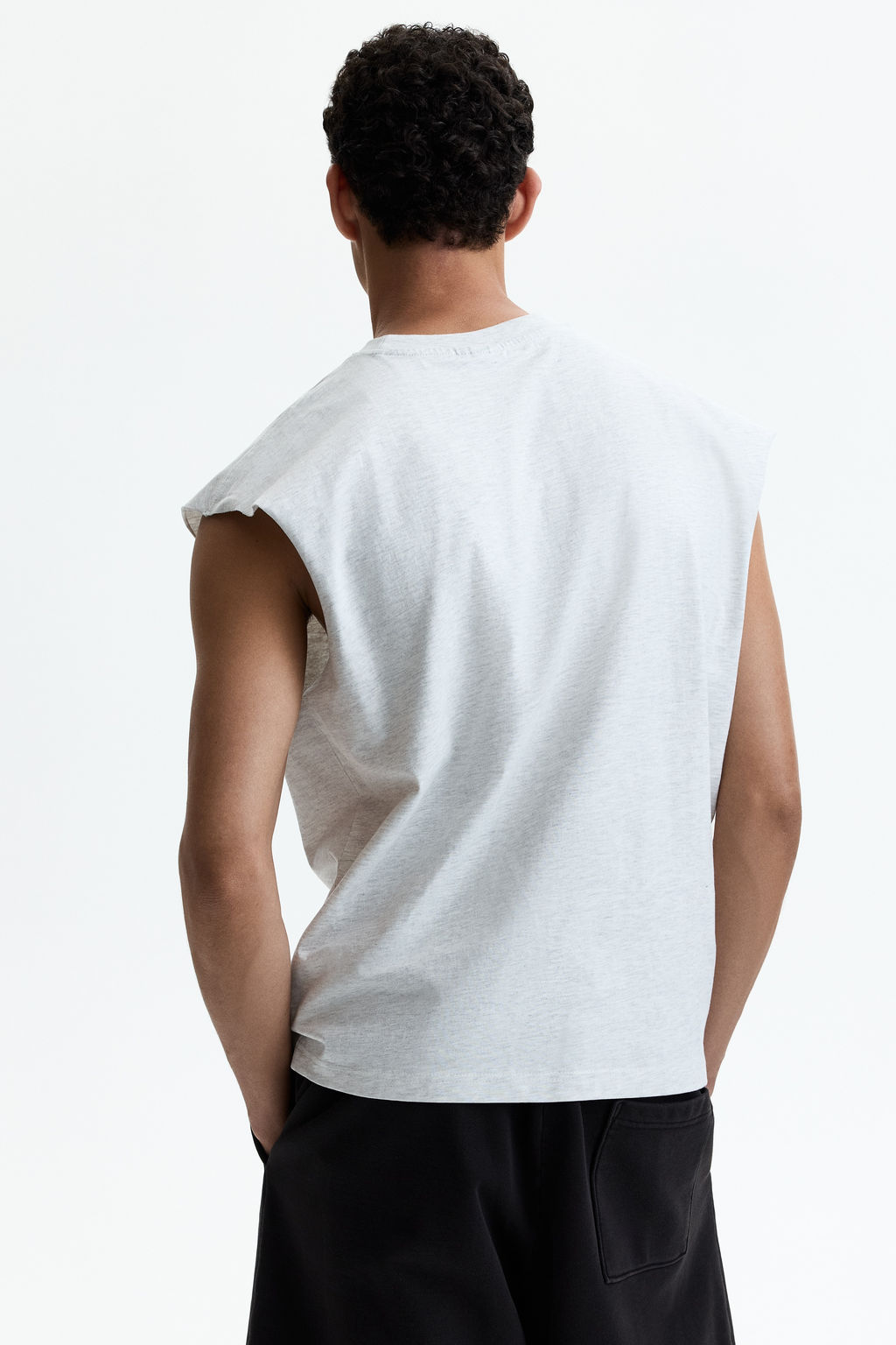 Camiseta sin mangas en algod?n Relaxed Fit - H&m фото 10