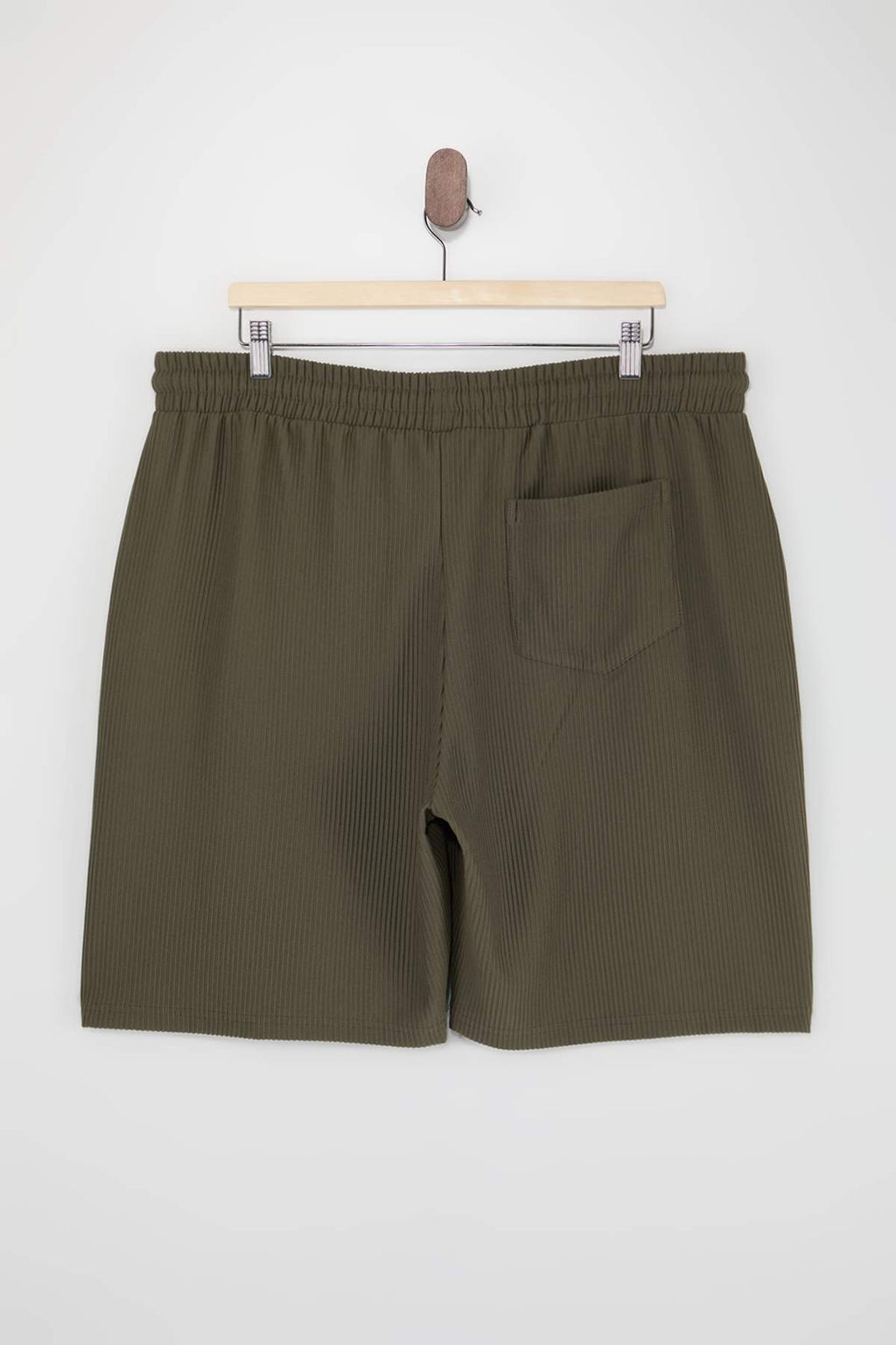 Haki Oversize/Genis Kesim Dokulu K?r?smaz Ottoman Sort TMNSS25AP00001