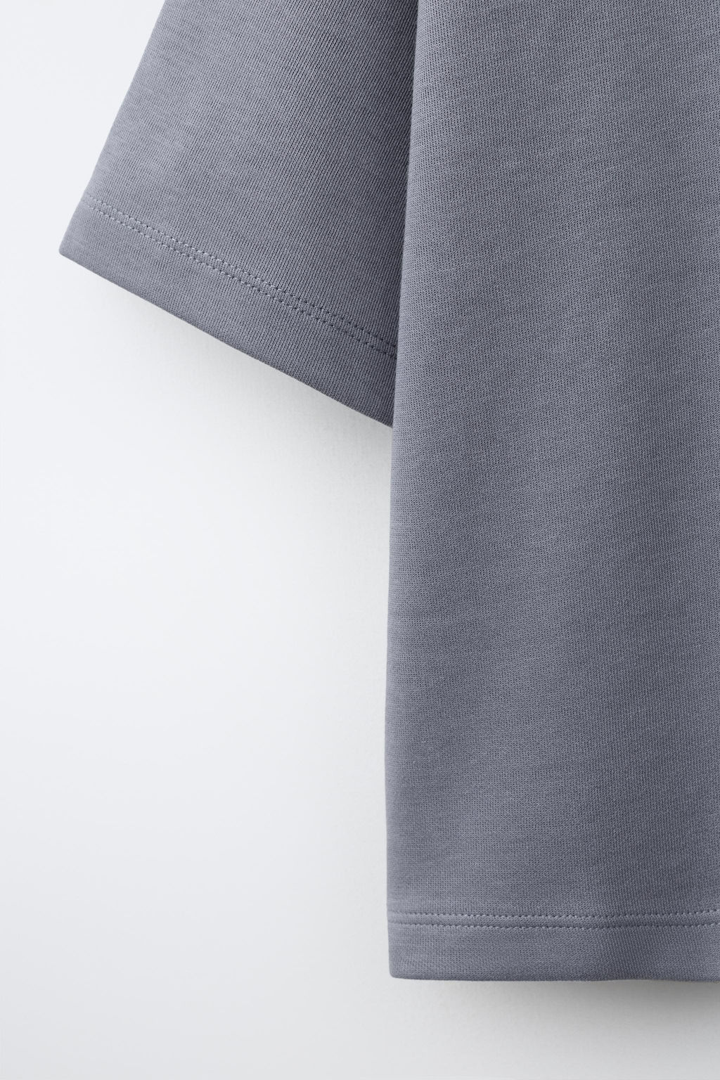 CAMISETA LISA INTERLOCK / Azul - Zara фото 4