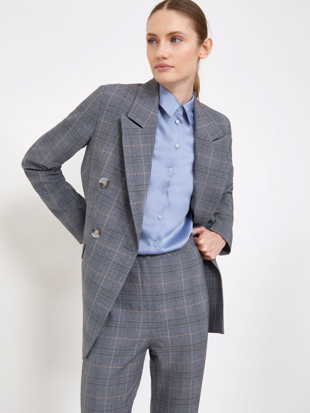 Брюки зауженного кроя D171/belial - Emka фото 2