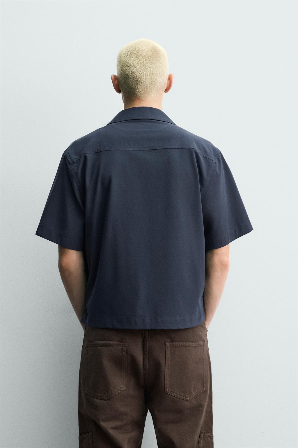 CAMISA T?CNICA RELAXED FIT / Azul - Zara фото 3