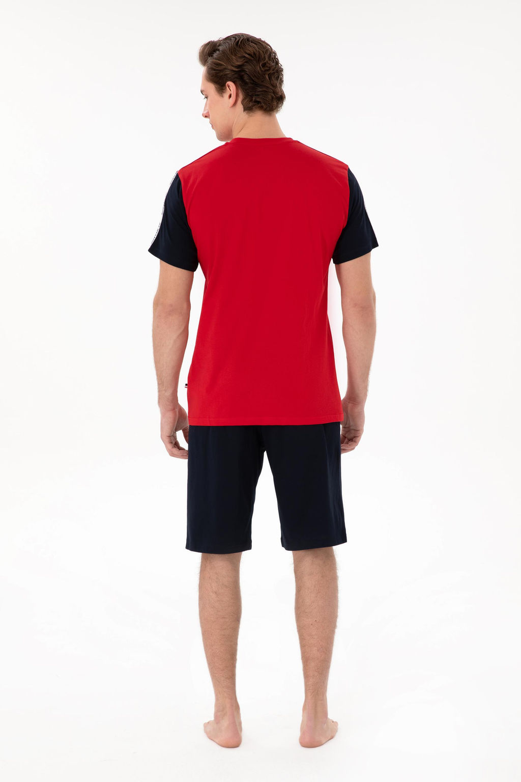 Erkek K_rm_z_ Pijama Tak_m_ Sepette S_rpriz _ndirim - U.s. polo assn фото 5