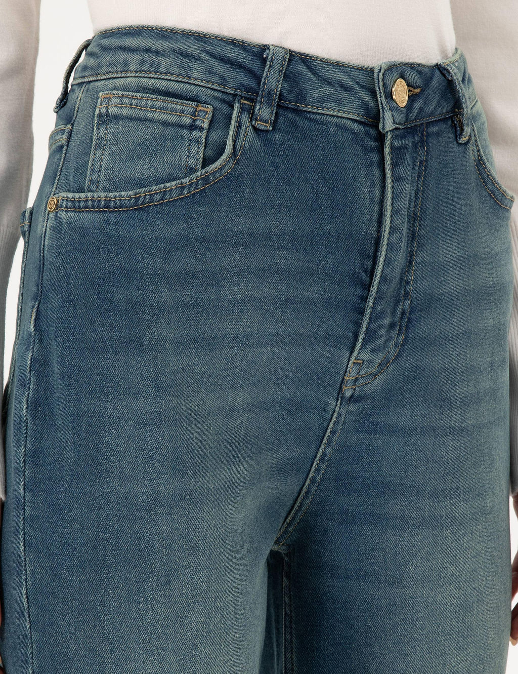 A__k Mavi Mom High Waist Fit Jean Pantolon