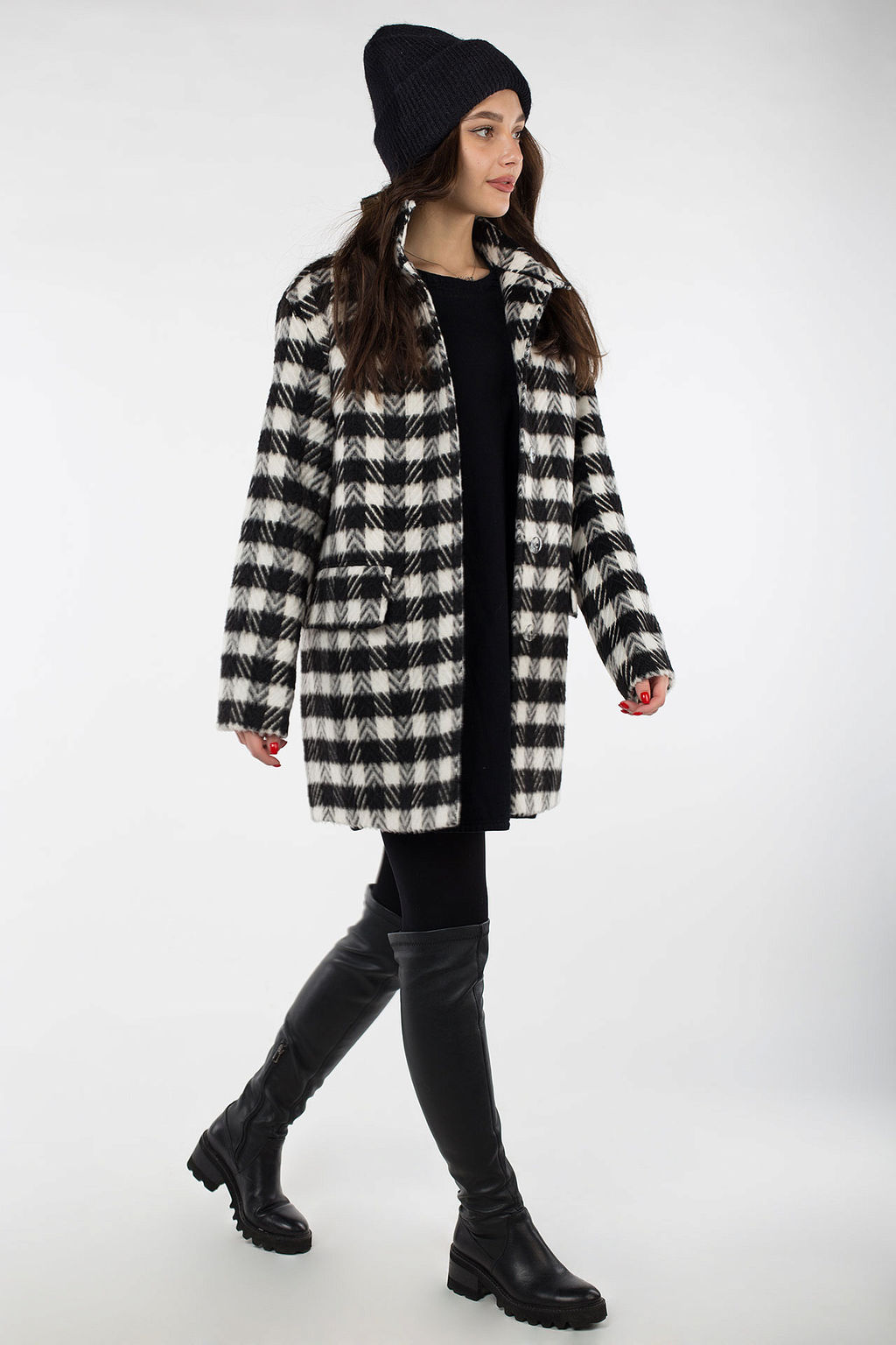 Пальто женское демисезонное - El podio фото 3