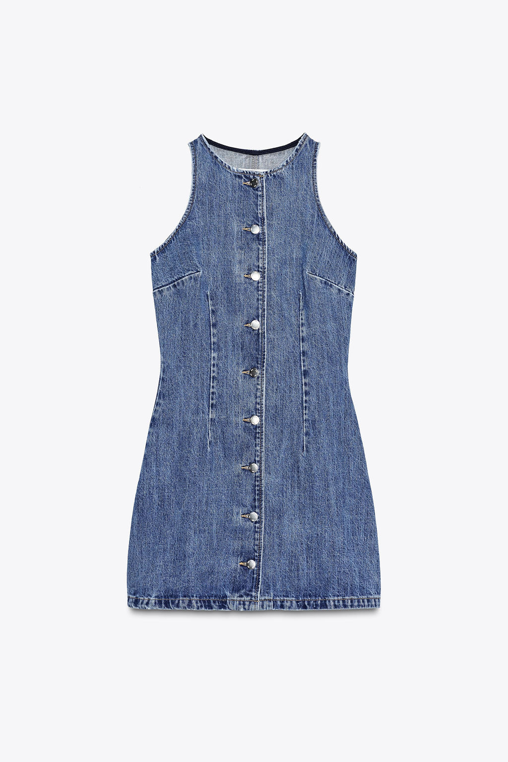 Z1975 DENIM MINI DRESS - Zara фото 14