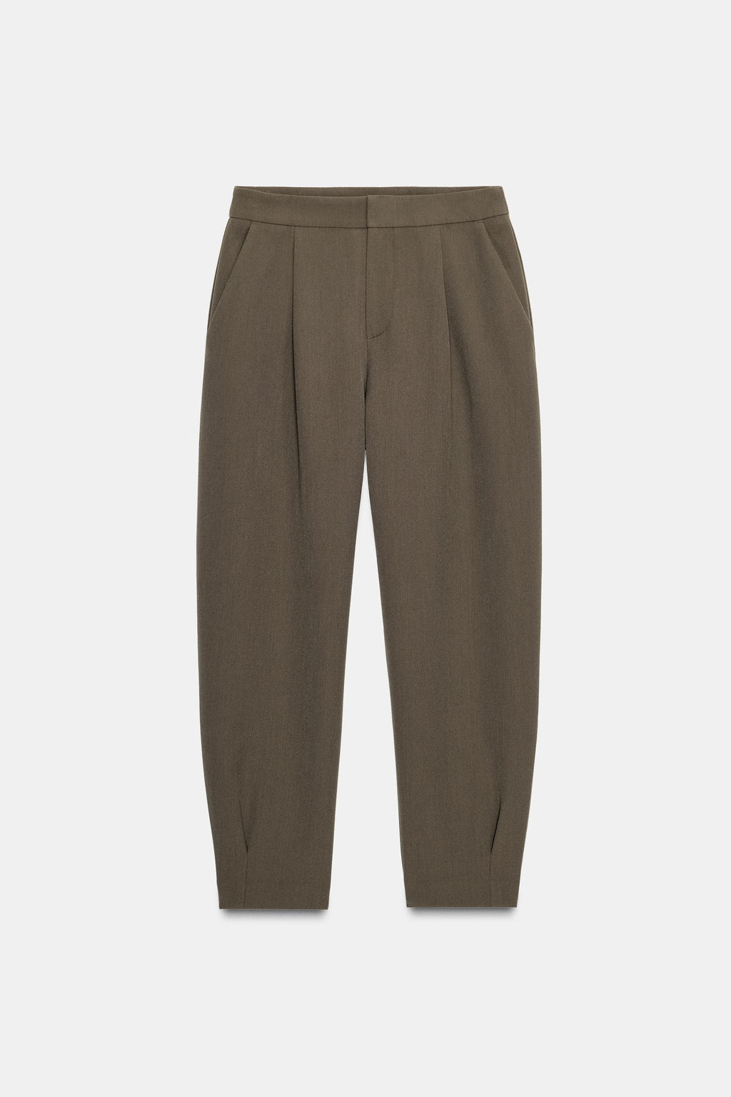 PLEATED CARROT TROUSERS - Zara фото 4