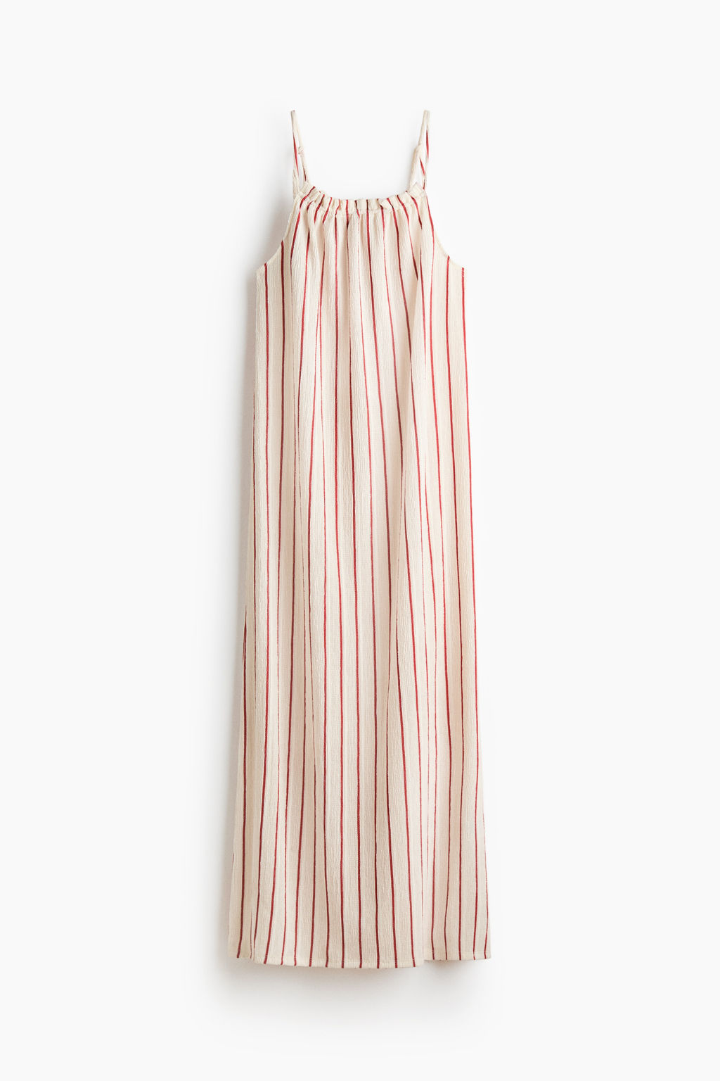 Vestido efecto arrugado con tirantes de lazo - H&m фото 6