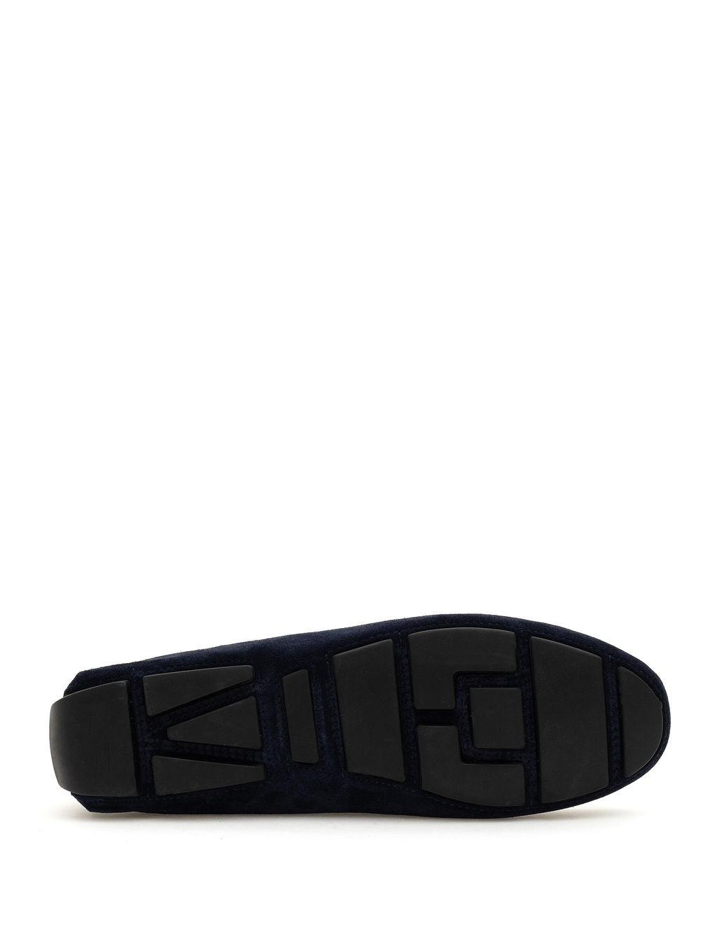 Lacivert %100 Deri Loafer Ayakkab_