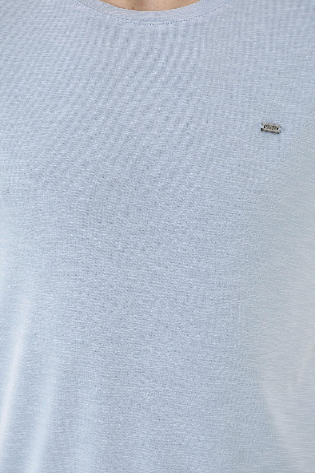 Мужская голубая базовая футболка - U.s. polo assn фото 7